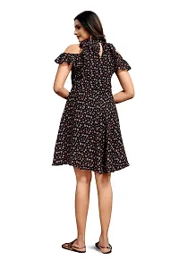 Stylish Chiffon Printed Dresses For Women-thumb1