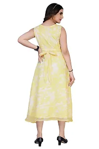 Stylish Chiffon Self Design Dresses For Women-thumb1