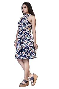 Stylish Crepe Printed Dresses For Women-thumb2