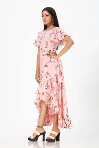 Stylish Crepe Printed Dresses For Women-thumb3