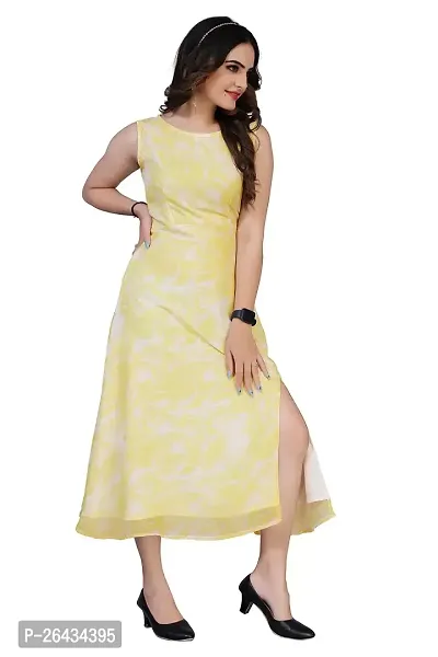 Stylish Chiffon Self Design Dresses For Women-thumb4