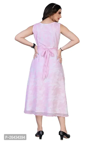 Stylish Chiffon Self Design Dresses For Women-thumb2