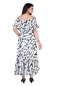 Stylish Georgette Printed Dresses For Women-thumb1