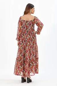 Stylish Chiffon Printed Dresses For Women-thumb1