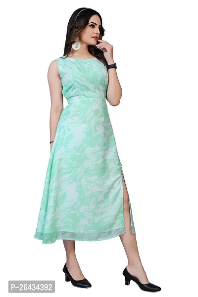 Stylish Chiffon Self Design Dresses For Women-thumb4