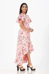 Stylish Crepe Printed Dresses For Women-thumb2