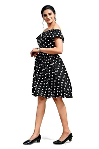 Stylish Crepe Printed Dresses For Women-thumb2