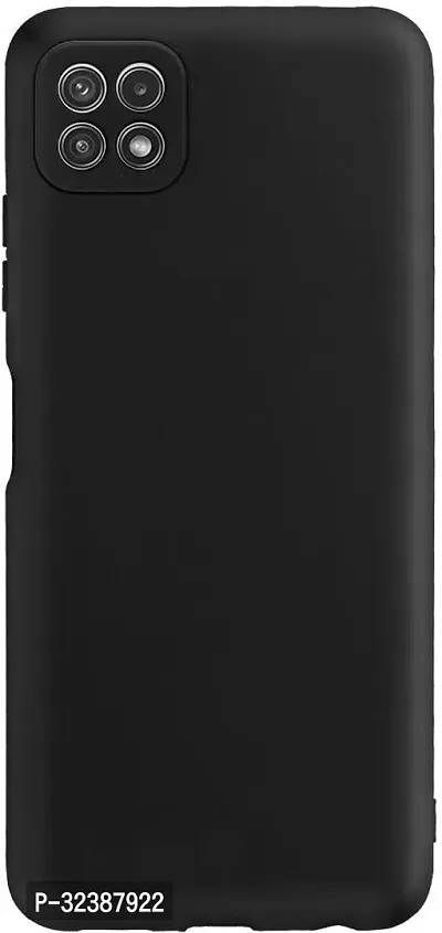 Classic Black Rubber Back Cover For Samsung Galaxy A22 5G Samsung Galaxy F42 5G-thumb2