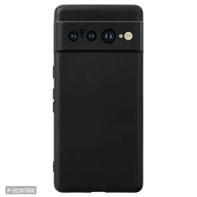 Classic Black Rubber Back Cover For Google Pixel 7 Pro-thumb2