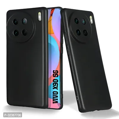 Classic Black Rubber Back Cover For Vivo X90 5G Vivo X90-thumb0