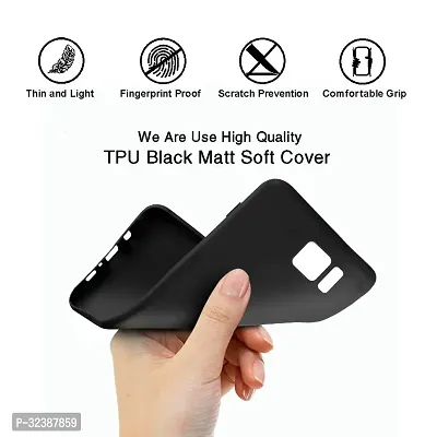 Classic Black Rubber Back Cover For Oppo A15 Oppo A15S-thumb4