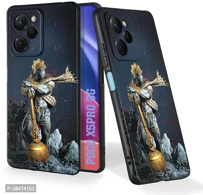 Fancy Printed Embossed Back Cover For Poco X5 Pro 5G