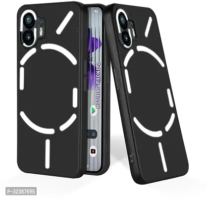 Classic Black Rubber Back Cover For Nothing Phone (2)-thumb0