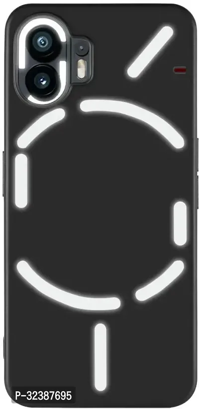 Classic Black Rubber Back Cover For Nothing Phone (2)-thumb2