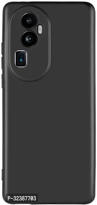 Classic Black Rubber Back Cover For Oppo Reno 10 Pro Plus 5G-thumb2