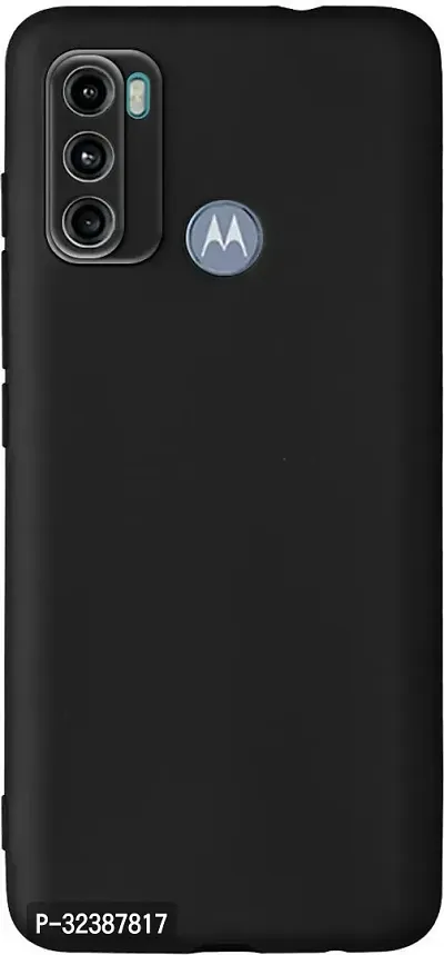 Classic Black Rubber Back Cover For Motorola G60 Motorola G40 Fusion-thumb2