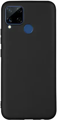 Fancy Solid Back Cover For Realme C15 Qualcomm-thumb1