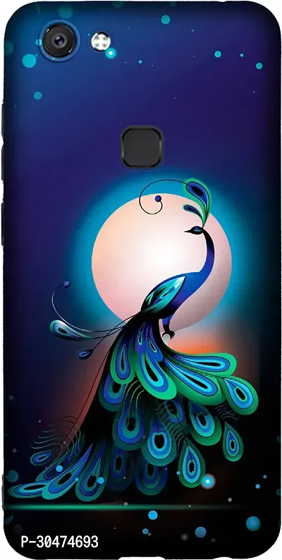 Fancy Printed Embossed Back Cover For Vivo V7