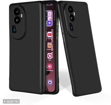 Classic Black Rubber Back Cover For Oppo Reno 10 Pro Plus 5G