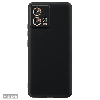 Classic Black Rubber Back Cover For Motorola Edge 30 Fusion-thumb2