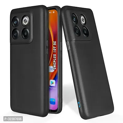 Classic Black Rubber Back Cover For Oneplus 10T