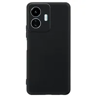 Classic Black Rubber Back Cover For Iqoo Z6 Lite 5G-thumb1