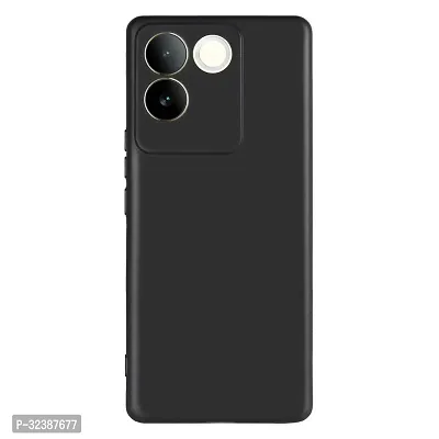 Classic Black Rubber Back Cover For Iqoo Z7 Pro 5G Vivo T2Pro-thumb2