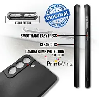 Classic Black Rubber Back Cover For Samsung Galaxy S22 5G-thumb2