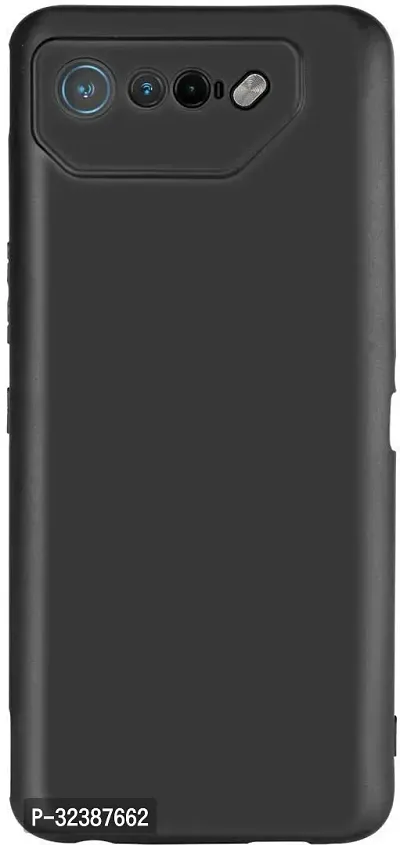 Classic Black Rubber Back Cover For Asus Rog Phone 7 Ultimate-thumb2