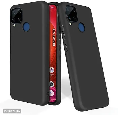 Fancy Solid Back Cover For Realme C15 Qualcomm-thumb0