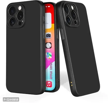 Protective Rubber Polycarbonate Mobile Back Cover For Apple iPhone 15 Pro-thumb0