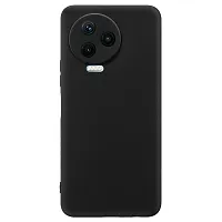 Classic Black Rubber Back Cover For Infinix Hot 12 Pro-thumb1