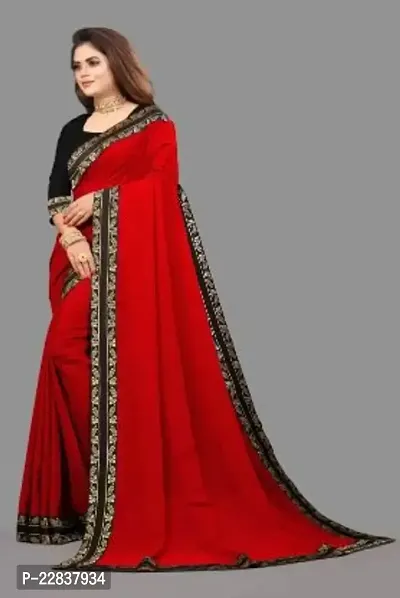 Stylish Fancy Designer Georgette Saree With Blouse Piece For Women-thumb2