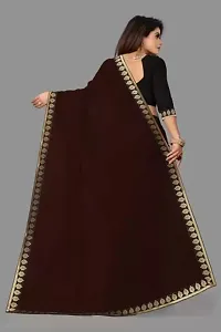 Stylish Fancy Designer Georgette Saree With Blouse Piece For Women-thumb1