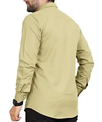Classic Cotton Blend Solid Casual Shirt for Men-thumb1