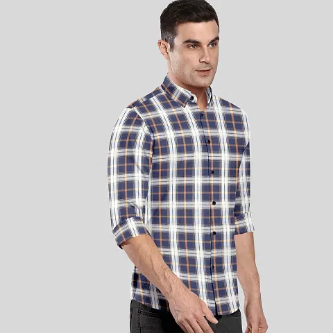 Hot Selling Cotton Blend Long Sleeves Casual Shirt 