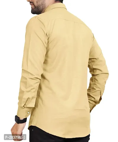 Classic Cotton Blend Solid Casual Shirt for Men-thumb2