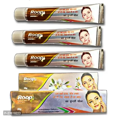 WHITENING ACNE REMOVER AND ANTI AGEING CREAM ROOP SUNDARI DAY AND NIGHT CREAM 20gram*3  ( PACK OF 3) 100% RESULT