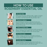 Youngtre Rosemary Essential Oil 100% Pure for Increasing Healthy shiny Hair Re-growth  Reduce Dandruff, Hair Fall- 10ml Essential Oils-thumb1