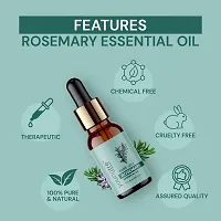 Youngtre By Nature Rosemary Essential Oil 10ML For Anti Hair Fall , Hair Fall Control .-thumb3