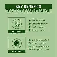 Youngtre By nature Tea tree Essential Oil 10ML Pure for Soft Clear Healthy Glow Skin  Reduce Dark Spots-thumb3