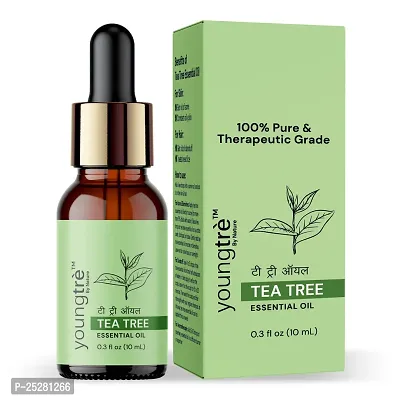 Youngtre By Nature Tea Tree Essential Oil 100% Pure  for Skin Acne,Pimple, Face, Hair-10ml-thumb2