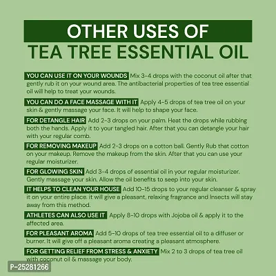 Youngtre By Nature Tea Tree Essential Oil 100% Pure  for Skin Acne,Pimple, Face, Hair-10ml-thumb5