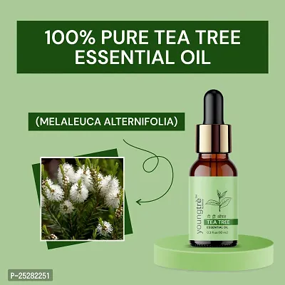 Youngtre By Nature 100% Pure Australian Tea Tree Oil Pure For Anti Acne  Glowing Skin Hair Oil (10 ml)-thumb5