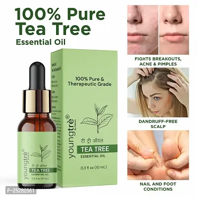 Youngtre By Nature  Tea Tree Essential Oil for Skin, Hair, Face, Acne Care, Dandruff  Fungal Infection .