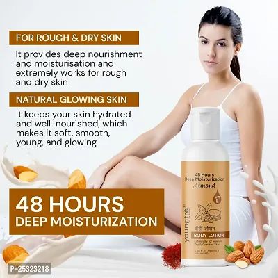 Youngtre By Nature Almond Body Lotion For Glowing Your Body 100 ml-thumb4