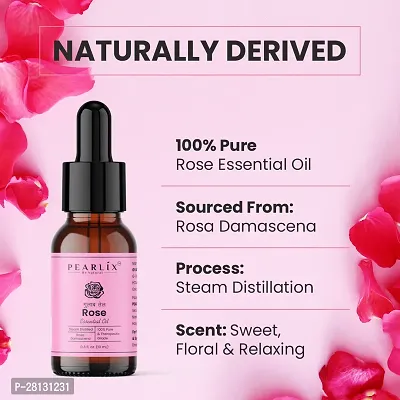 Pearlix Be Natural Rose Pure Essential Oil Organic  Natural| 10Ml-thumb3