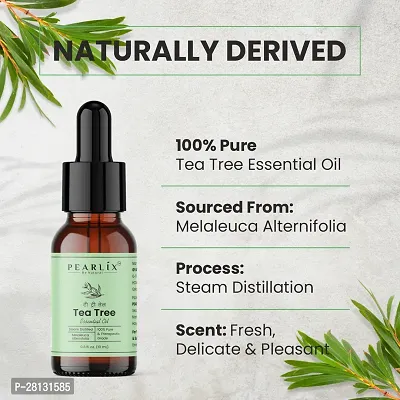 Pearlix Be Natural Tea Tree Pure Essential Oil Organic  Natural| 10ml-thumb3