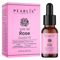 PEARLIX Be Natural Rose Pure Essential Oil 100% Organic  Natural| 10ML. Essential Oil| Used In Skin, Body, Aromatherapy  Spiritual Rituals| Pack Of 2-thumb2