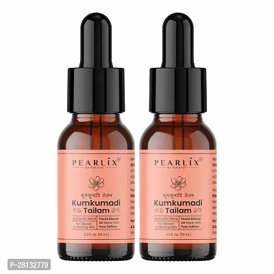 PEARLIX Be Natural Kumkumadi Pure Essential Oil 100% Organic  Natural| 10ML. Essential Oil| Used In Skin, Body  Hair| Pack Of 2